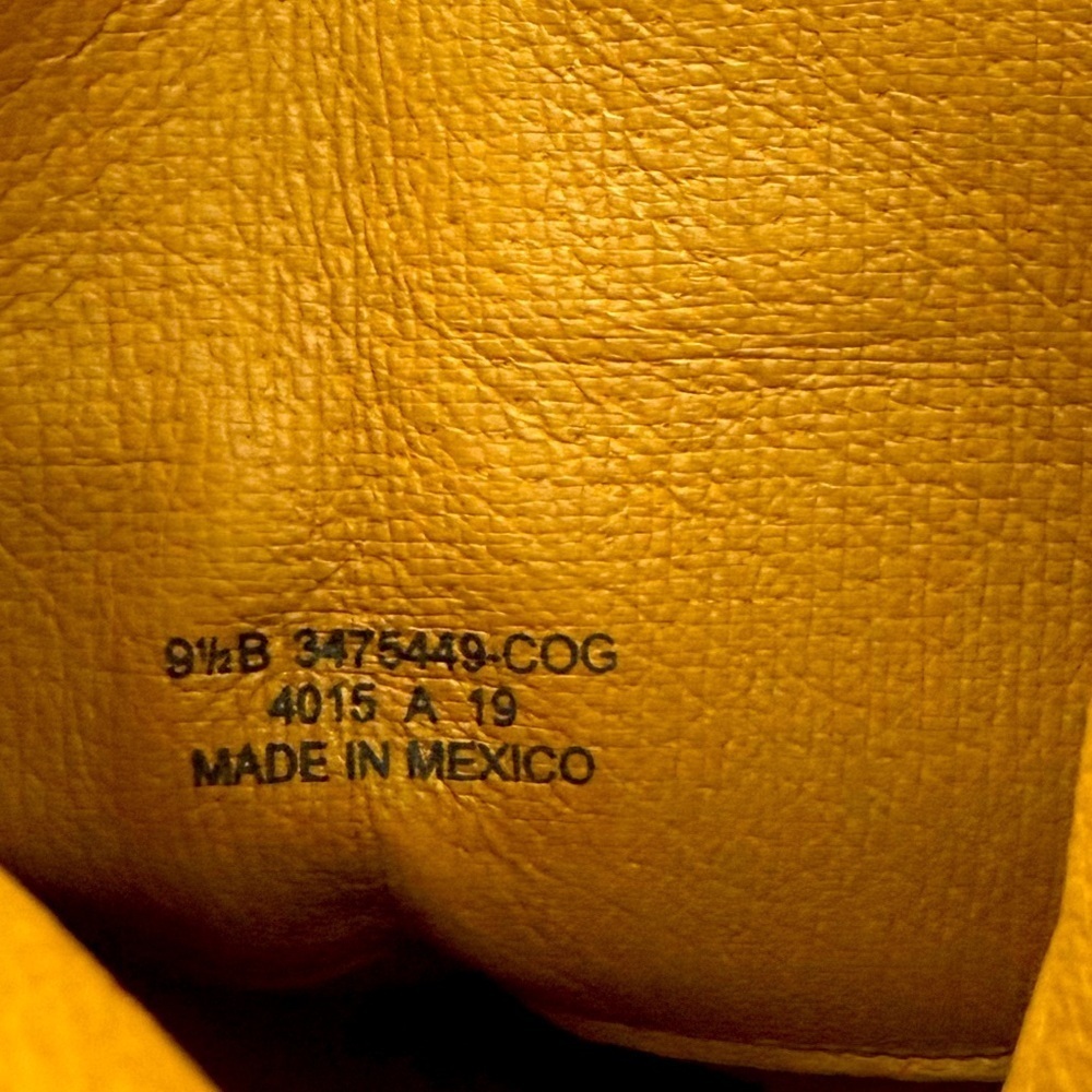 NEW FRYE MELISSA BUTTON 2 Cognac Leather Women’s Size 9.5B - Picture 8 of 8